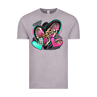Vintage Zinc race hearts Vintage Tee - Zillion Design Studio