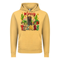Vintage Mustard merry texmas Vintage Hoodie - Zillion Design Studio