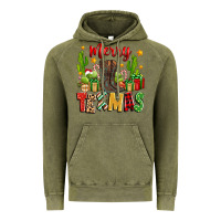 Vintage Olive merry texmas Vintage Hoodie - Zillion Design Studio