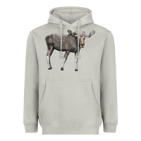 Moon Dust Moose Buck Deer Heavyweight Hoodie - LillyAllenDesigns