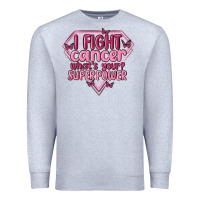 Heather Grey i fight cancer whats your super power Premium Sweatshirt - MaliasSmallBusiness