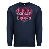 Navy i fight cancer whats your super power Premium Sweatshirt - MaliasSmallBusiness