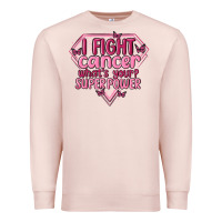 Pale Pink i fight cancer whats your super power Premium Sweatshirt - MaliasSmallBusiness
