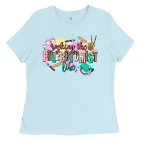 Baby Blue rocking the phlebotomist life Ladies Tee - AdoDesignShop