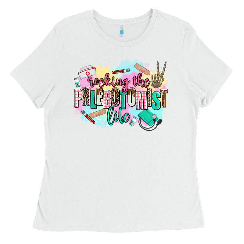 Rocking The Phlebotomist Life Ladies Tee by AdoDesignShop | Teevron
