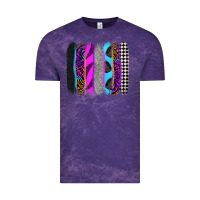Cloud Purple race brushstrokes Vintage Tee - Zillion Design Studio