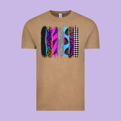 Race Brushstrokes Vintage Tee Designed By Zillion Design Studio