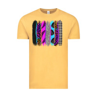 Vintage Mustard race brushstrokes Vintage Tee - Zillion Design Studio