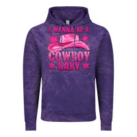 Cloud Purple i wanna be a cowboy baby Vintage Hoodie - texasbilliewilder