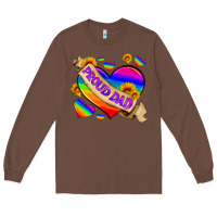 Chestnut lgbtq proud dad Long Sleeve Tee - HRA Design Shop