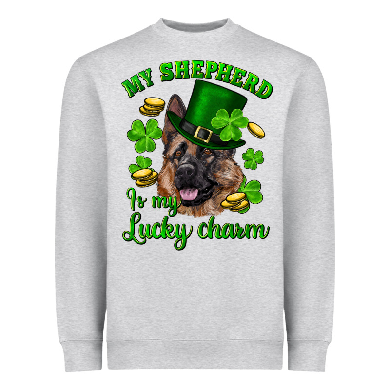 St.patrick's Day My Shepherd Is My Lucky Charm Heavyweight Sweatshirt by RanaPortraitStore | Teevron