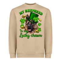 Mushroom st.patrick's day my shepherd is my lucky charm Heavyweight Sweatshirt - RanaPortraitStore