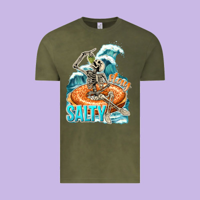 Stay Salty Vintage Tee Designed By Texasbilliewilder