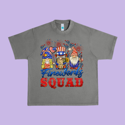 Fireworks Squad Urban Heavy Tee Designed By Barkaloodesign