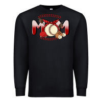 Black baseball mom Premium Sweatshirt - MaliasSmallBusiness