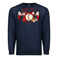 Navy baseball mom Premium Sweatshirt - MaliasSmallBusiness