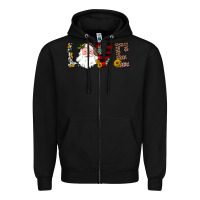 Black love santa Zipper Hoodie - JahusDesignShop