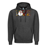 Charcoal Heather love santa Zipper Hoodie - JahusDesignShop