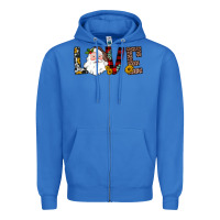 True Royal love santa Zipper Hoodie - JahusDesignShop