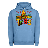 Pigment Pebble Blue tres my third mexican birthday Urban Hoodie - Jasminsmagicworld