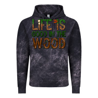 Cloud Black life is good in the wood Vintage Hoodie - texasbilliewilder