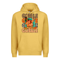 Antique Gold Gobble Gobble Gobble Premium Hoodie - MaliasSmallBusiness