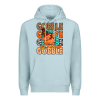Blue Mist Gobble Gobble Gobble Premium Hoodie - MaliasSmallBusiness