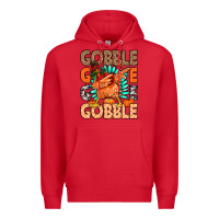 Red Gobble Gobble Gobble Premium Hoodie - MaliasSmallBusiness