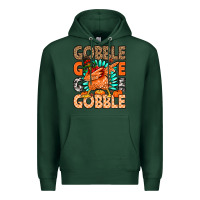 Sports Green Gobble Gobble Gobble Premium Hoodie - MaliasSmallBusiness