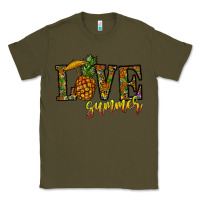 Army Green love summer pinapple Classic Tee - CowhideDigitalArt
