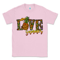 Bubblegum Pink love summer pinapple Classic Tee - CowhideDigitalArt