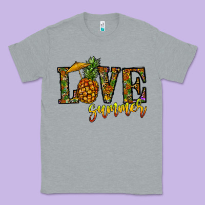 Love Summer Pinapple Classic Tee Designed By Cowhidedigitalart