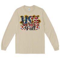 Mushroom usa yall Long Sleeve Tee - RacoonDesign
