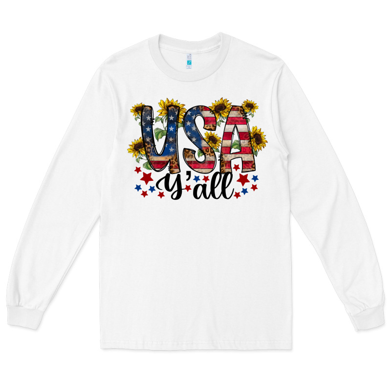 Usa Yall Long Sleeve Tee by RacoonDesign | Teevron