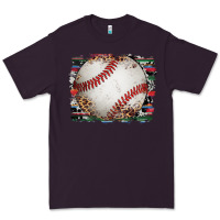 Plum sports baseball background Premium Tee - Artiststas
