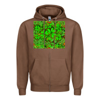 Chestnut shamrock bomb Zipper Hoodie - AdoDesignShop
