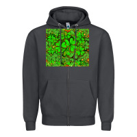 Smoke shamrock bomb Zipper Hoodie - AdoDesignShop