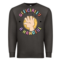 Smoke officially a handful Premium Sweatshirt - MaliasSmallBusiness