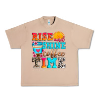 Rise And Shine Coffee Time Urban Heavy Tee | Teevron