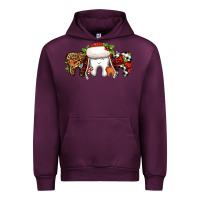 Mauve Wine Christmas teeth dentist Urban Hoodie - Jasminsmagicworld