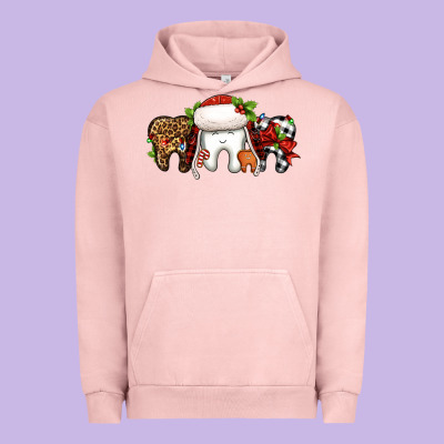 Christmas Teeth Dentist Urban Hoodie Designed By Jasminsmagicworld