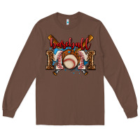 Chestnut baseball mom Long Sleeve Tee - AdoDesignShop