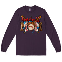 Plum baseball mom Long Sleeve Tee - AdoDesignShop