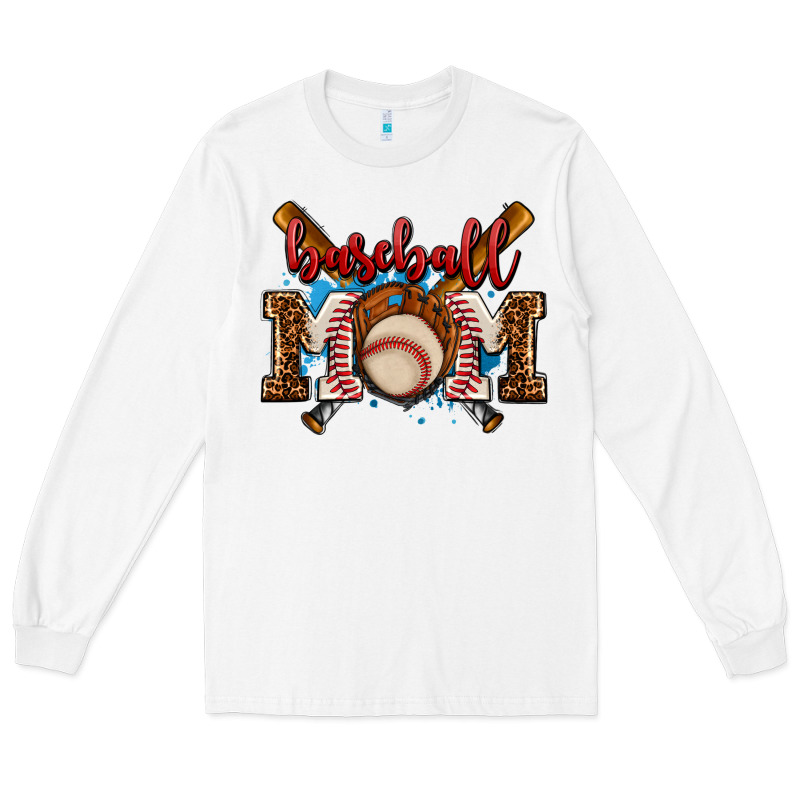 Baseball Mom Long Sleeve Tee by AdoDesignShop | Teevron