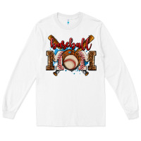 White baseball mom Long Sleeve Tee - AdoDesignShop