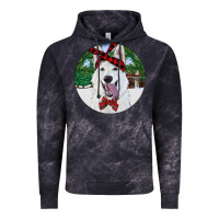 Cloud Black Christmas White Shepherd With Cowhide Vintage Hoodie - RanaPortraitStore