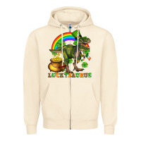 Sandshell luckysaurus and st patricks Zipper Hoodie - AdoDesignShop
