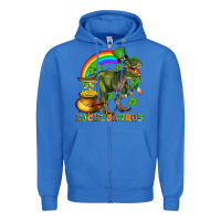 True Royal luckysaurus and st patricks Zipper Hoodie - AdoDesignShop