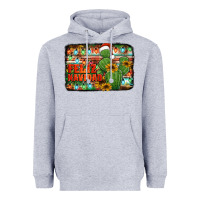Heather Grey feliz navidad merry christmas cactus Heavyweight Hoodie - Jasminsmagicworld