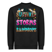 Black ive survived too many storms to be bothered by raindrops Heavyweight Sweatshirt - texasbilliewilder